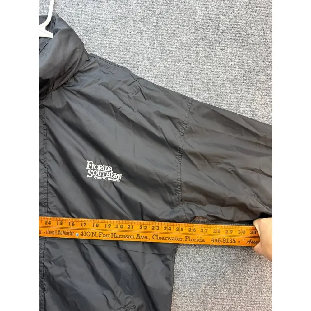 Tri-Mountain Florida Southern Athletic Training Men's L Black Windbreaker Jacket
